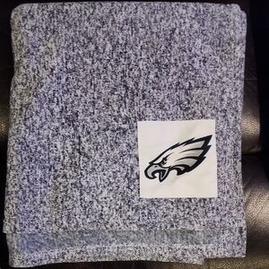 Northwest Gray and White Knit Eagles Blanket